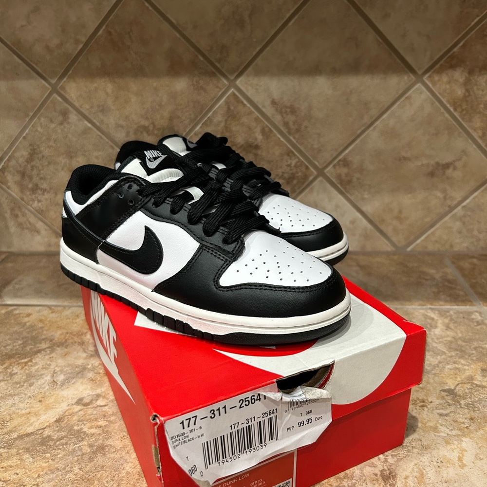 Nike Dunk Low Black and White Sneakers